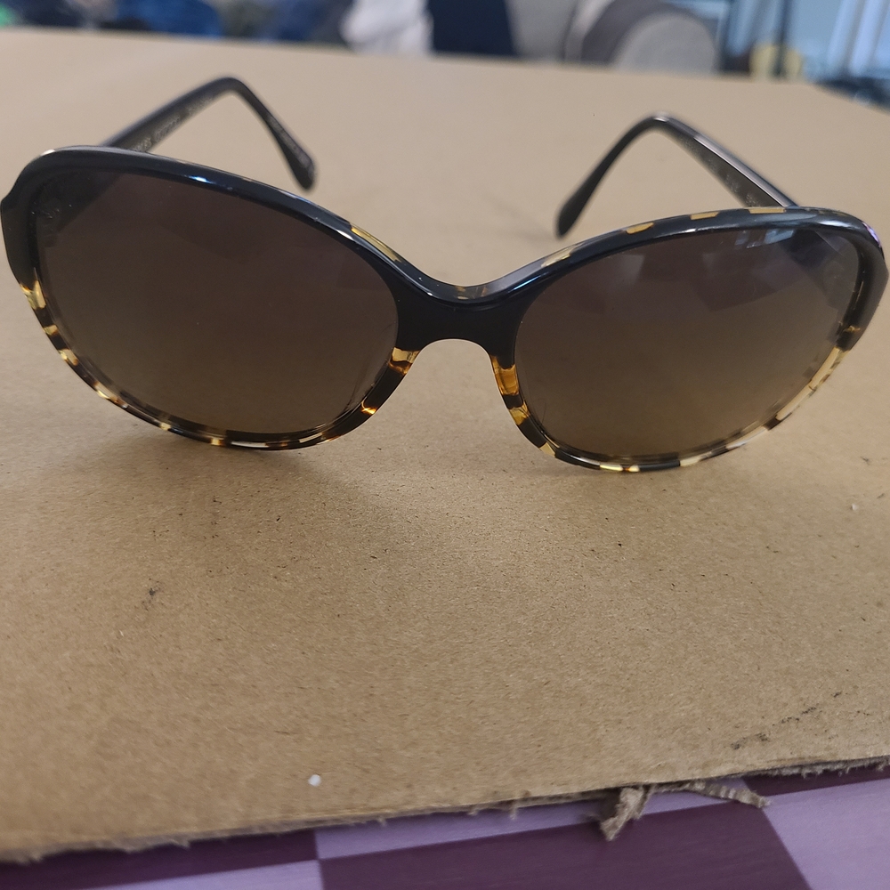 Oliver Peoples Black and Tortoise Sunglasses